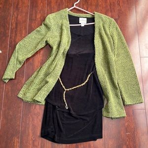 Three piece jacket, skirt and tank. Size 8
